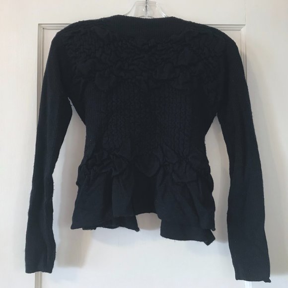 Sparrow | Navy Dimpled Cardigan - Picture 5 of 12